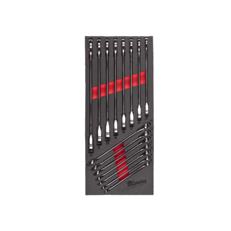 Set di chiavi combinate a cricchetto MAX BITE - 15 pezzi Milwaukee