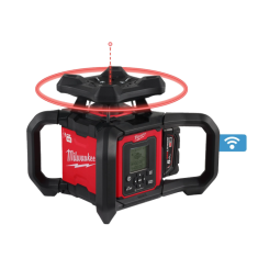 Livella Laser Rotante M18™ 1200 m Raggio orizzontale e verticale rosso doppia pendenza automatica con ONE-KEY™ 2