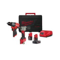 Kit M12™ Trapano con percussione + Rivettatrice compatta (12V)