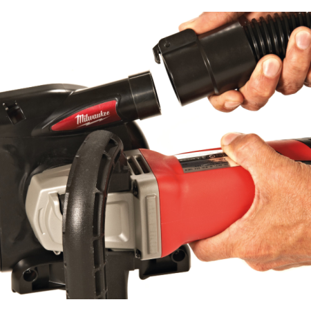 Smerigliatrice 1550W con cuffia di aspirazione per levigatura