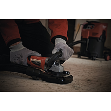 Smerigliatrice 1550W con cuffia di aspirazione per levigatura