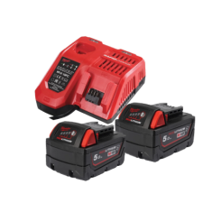 Energy Kit M18™ 2 x 5.0 Ah resistenti agli agenti chimici (18V)