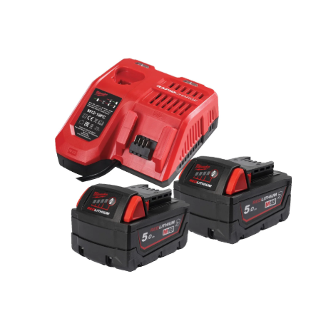 Energy Kit M18™ 2 x 5.0 Ah resistenti agli agenti chimici (18V)