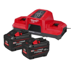 Milwaukee M18 FORGENRG-122DBSC Kit Energy Forge 2pz M18 FB12 18V 12Ah + caricabatterie Doppio M18 DBSC