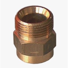 Nipplo M22x1,5 M - 1/4" F ø14 in ottone 220Bar - 150°C