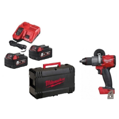 Trapano avvitatore Milwaukee M18 FPD2-502X Fuel a percussione +batteria 5,0 Ah