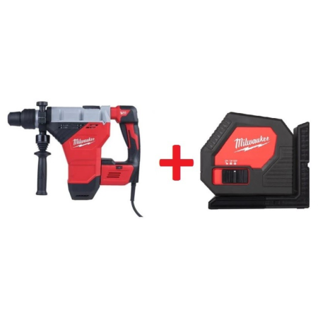 Martello demoperforatore Milwaukee KANGO 850 S + LIVELLA LASER CLL-C