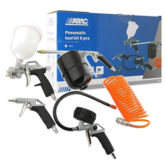 Kit di accessori per aria compressa 8 pz Abac 2809913655