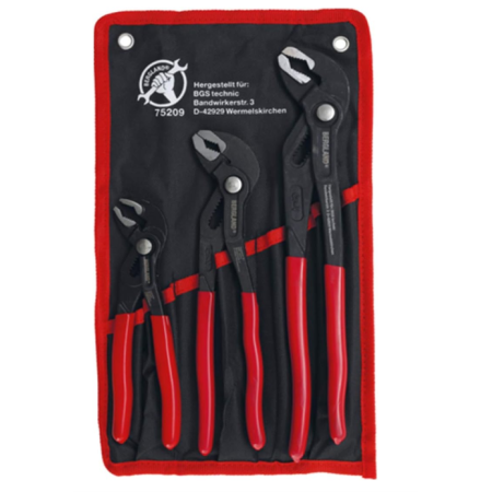 SET 3 PZ. PINZE REGOLABILI CON BLOCCO