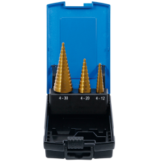 SET 3 FRESE CONICHE A GRADINO 4-30MM