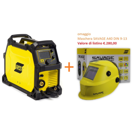 Saldatrice multiprocesso Esab Rebel EMP 215ic (MMA, MIG MAG, TIG)