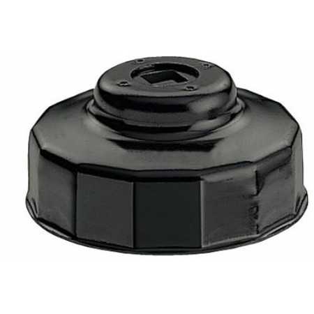 Chiave a tazza per filtri olio Usag 74mm 8 lati 446/74