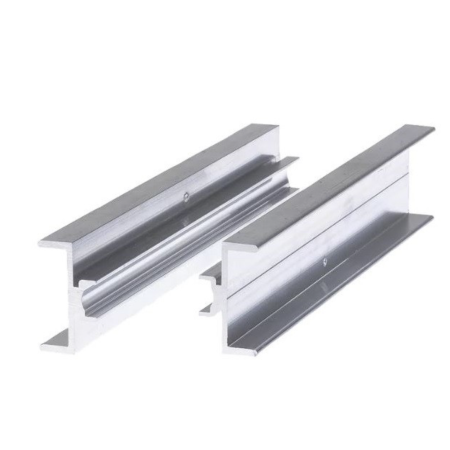 CPN AL Giunto di collegamento in alluminio per due profili Solar