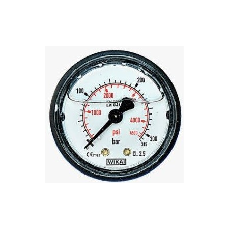 MANOMETRO 1/4M,D.50, 0-250BAR, ATTACCO POSTERIORE