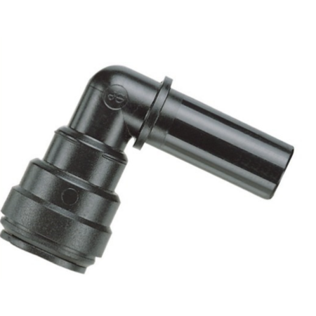 Gomito con codolo 12mm-12mm