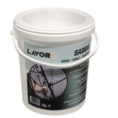 Secchio di sabbia calibrata per idrosabbiatrici, 5 kg