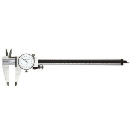 Calibro cinquantesimale a corsoio con orologio COC50S 158mm