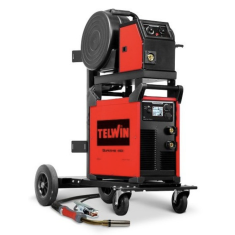 Saldatrice inverter multiprocesso Telwin Supermig 450i Pack con trainafilo esterno, 20-400A