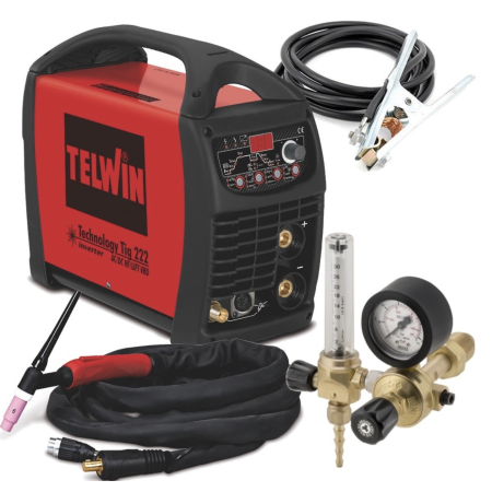 SALDATRICE TELWIN TECHNOLOGY TIG 222 AC/DC HF/LIFT VRD 816033 - TELWIN