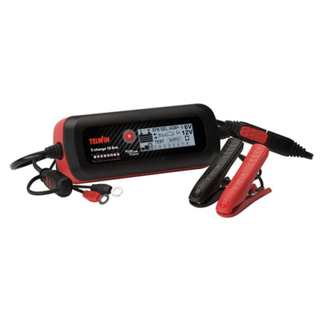 Caricabatterie, tester elettronico per batterie 12 EVO 6V/12V - Telwin - 807578