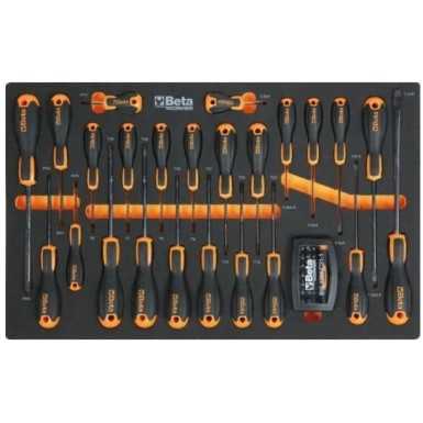 Cassettiera porta attrezzi Beta con 7 cassetti Antracite RSC24/7A con assortimento di 295 utensili