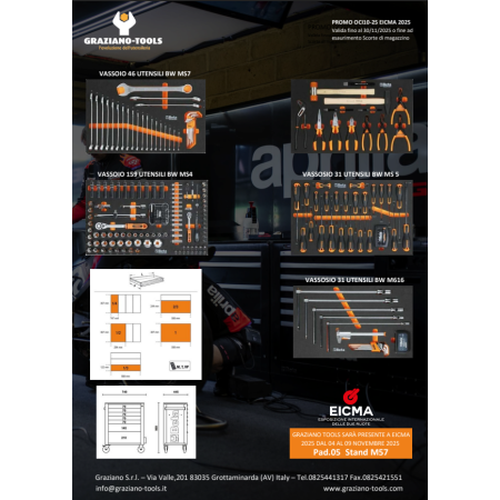 Cassettiera porta attrezzi Beta con 7 cassetti Antracite RSC24/7A con assortimento di 295 utensili