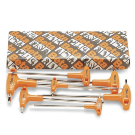 SERIE DI 5 CHIAVI A BRUGOLA CON IMPUGNATURA BETA 96T/S5P