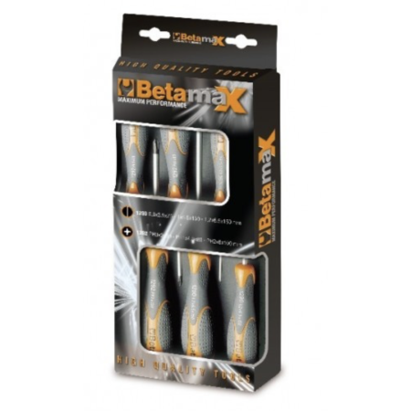 SERIE DI 8 CACCIAVITI CROCE E TAGLIO BETAMAX ART. 1293/D8