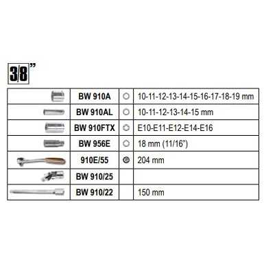 Cassetta con 170 chiavi a bussola  BETA 903E/C170