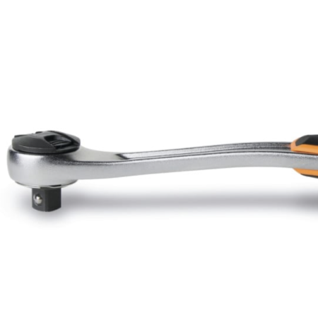 Cricchetto reversibile con attacco quadro maschio 1/4 3/8 1/2