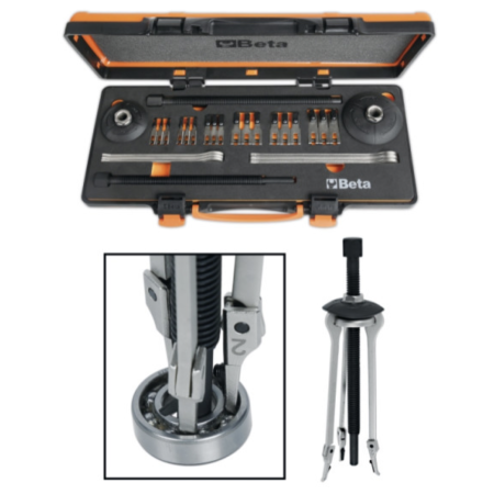 Estrattore per cuscinetti con terminali sottili intercambiabili 1548/C6