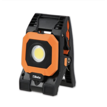 Faretto a pinza ricaricabile, 4 intensità luminose, orientabile, ricarica USB. 1838CLAMP