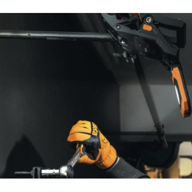 Faretto a pinza ricaricabile, 4 intensità luminose, orientabile, ricarica USB. 1838CLAMP