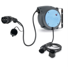 Avvolgitore automatico con cavo 3Gx2,5 mm² e presa TIPO 2 per ricarica EV 1845EM/3