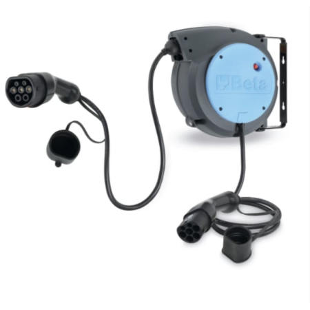 Avvolgitore automatico con cavo 3Gx2,5 mm² e presa TIPO 2 per ricarica EV 1845EM/3