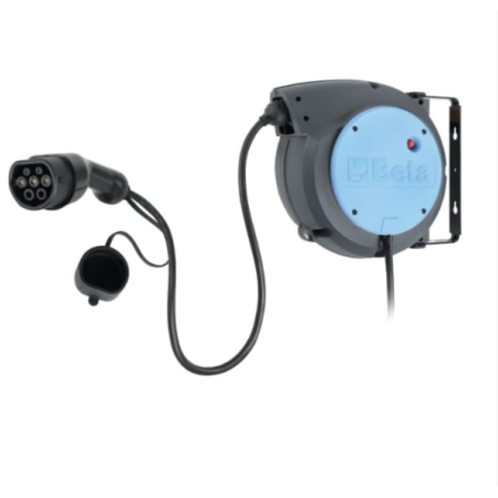 Avvolgitore automatico con cavo 3Gx2,5 mm² e presa TIPO 2 per ricarica EV 1845EM/3