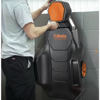 LETTINO SOTTOMACCHINA CON SUPPORTO A PARETE 3003PRO/K