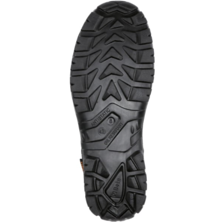 Scarpe antinfortunistiche BASIC in pelle scamosciata traforata 7246NB