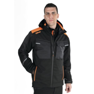 Giacca impermeabile 3 in 1, composta da giacca esterna e gilet removibile 7569NG