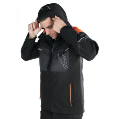 Giacca impermeabile 3 in 1, composta da giacca esterna e gilet removibile 7569NG