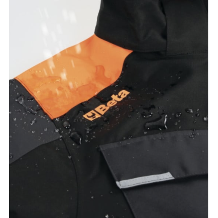 Giacca impermeabile 3 in 1, composta da giacca esterna e gilet removibile 7569NG