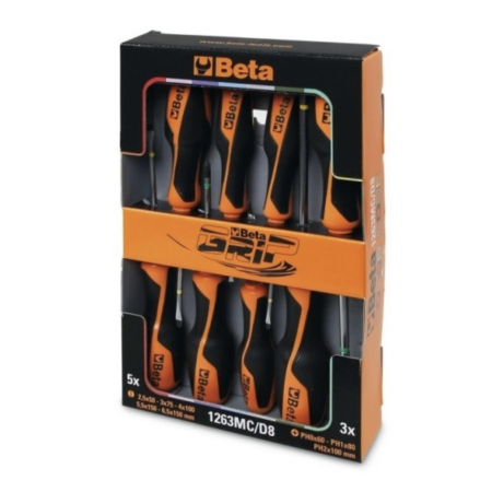 Serie 8 Giraviti BetaGrip Colorati - Beta 1263MC/D8