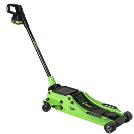 Cric a carrello idraulico 3T a batteria set 6Ah JBM 60065