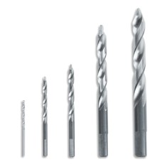 SERIE DI 25 PUNTE IN HSS CON GEOMETRIA A GRADINI 416G/SP25 2