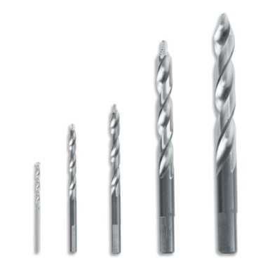 SERIE DI 25 PUNTE IN HSS CON GEOMETRIA A GRADINI 416G/SP25