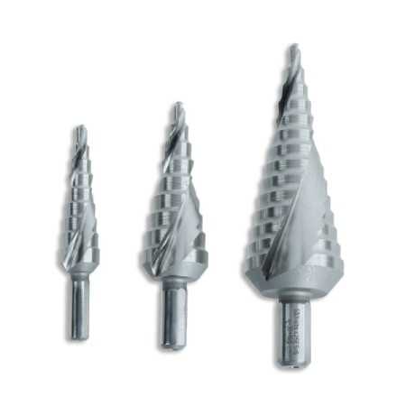 Frese coniche a gradino elicoidali con geometria a gradino scorrevole 425ES/SP3