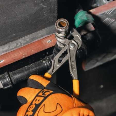 Pinza Poligrip regolabile a pulsante Beta 1047N