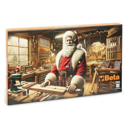 Calendario dell'avvento Natale 2024 con 25 utensili Beta 9920CA/24