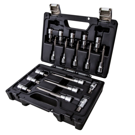 Assortimento Di 18 Chiavi A Bussola Per Viti Con Impronta Torx In Cassetta Di Plastica - BetaEASY 923E-TX/C18