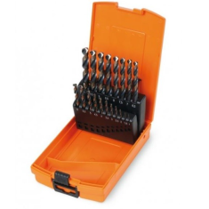 Serie Di 19 Punte Elicoidali Cilindriche, In Acciaio HSS, AISI M2, Interamente Rettificate - Beta 412M/SP19